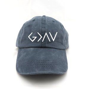 God is greater than the highs and lows hat - Christian hat - Christian gift